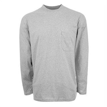 Insect Shield Men's UPF Dri-Balance Long Sleeve Pocket Tee, Heather Grey, X-Large
