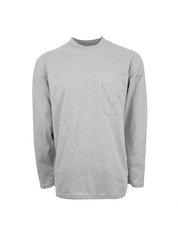 Men's UPF Dri-Balance Long Sleeve Pocket Tee, Heather Grey, X-Large
