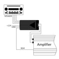 thumbnail image 2 of Convertidor Audio RCA para coche Cable Radio 12-24V a, 2 of 6