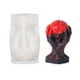 thumbnail image 1 of Wartleves Molde de silicona para vela aromática con forma de serpiente y esqueleto 3D para Halloween, nuevo, 1 of 7