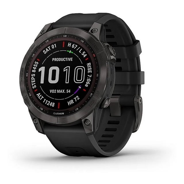 Reloj Garmin Fenix 7 Solar Zafiro Titanio Gris Oscuro 47mm