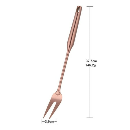 

1 Stainless Steel Rose Gold Cookware Luxury Kitchen Tools Functional Serving Spoon Soup Ladle Spatula