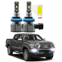 2pcs Tacoma LED Fog Lights Fits for Toyota Tacoma 2012 2013 2q014 2015 2016 2017 2018 2019 2020 2021 2022 2023 Super Bright 6000K White Fog LED Bulbs Package