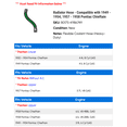 thumbnail image 2 of Radiator Hose - Compatible with 1949 - 1954, 1957 - 1958 Pontiac Chieftain 1950 1951 1952 1953, 2 of 2