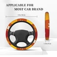 thumbnail image 4 of Bingfone Happy Thanksgiving Three Gnomes Steering Wheel Cover - Universal 15 Inches Car Steering Wheel Covers Grip Auto Internal Accessories, 4 of 6