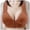 Brown, variant on DuoJiaJ Bras for Women Wireless Bras with Support Front Closure Seamless Bra Push Up Comfy Bra Beige