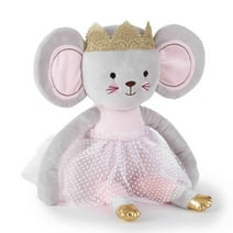 Levtex Baby Elise grey and Pink Princess Mouse Plush