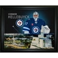 thumbnail image 1 of Connor Hellebucyk 16x20 Framed Skyline Print Winnipeg Jets - Officially Licensed NHL Wall Art, 1 of 1