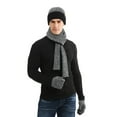 thumbnail image 5 of ZOYONE Men Winter Beanie Hat Warmer Long Scarf and Gloves Set Running Driving Cycling Working Hiking, 5 of 19