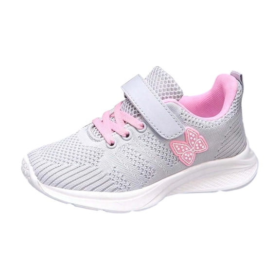 WAYUTE Girls Sneakers Breathable Shoes with Soft Sole and Playful Mesh Lightweight Sneakers Running Shoes Casual Outdoor