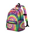 thumbnail image 2 of Tie Dye Popular Art Backpack for School,Schoolbag with Adjustable Shoulder Straps & Padded Back,13.4"x11"x4.7", 2 of 6