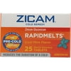 Zicam Cold Remedy Rapid Melts Quick Dissolve Tablets, Cool Mint, 25 Ct