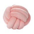 thumbnail image 4 of almohada de bola de nudo,almohada de bola de nudo suave almohada de tiro redondo de terciopelo,Cojín Decoración del hogar Almohada de felpa decorativa,Lanzar almohada anudada para cama Rosa, 4 of 8