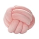 thumbnail image 4 of almohada de bola de nudo,almohada de bola de nudo suave almohada de tiro redondo de terciopelo,Cojín Decoración del hogar Almohada de felpa decorativa,Lanzar almohada anudada para cama Rosa, 4 of 9
