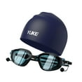 thumbnail image 4 of Colaxi Swim Goggles with Swimming Cap Swim Glasses Swimming Glasses Water Resistant Professional Eyewear Adjustable Swimming Goggles Navy Blue, 4 of 8