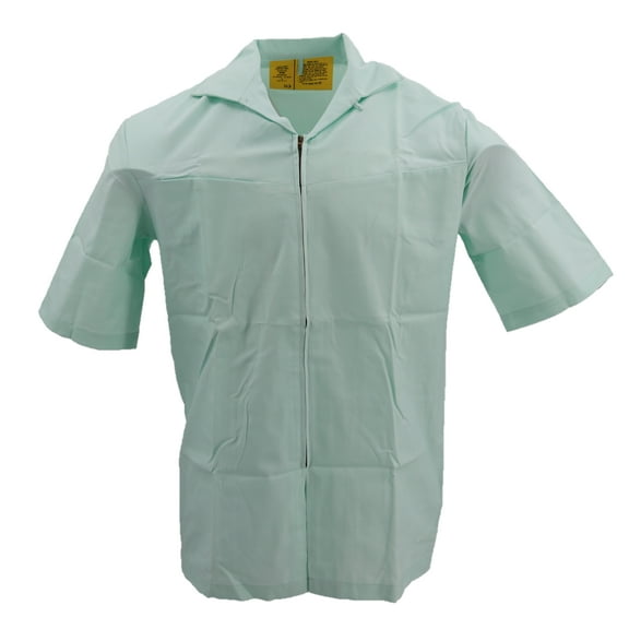 Genuine Issue Zip-up Medical Scrub Top Made in USA — Medium