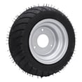 thumbnail image 1 of Go Kart Tires, Anti Slip Explosion Proof Excellent Grip Enhanced Control 13x5.00-6 Tires Universal Fit with Rim for Mini Bike, 1 of 7