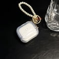 thumbnail image 3 of Cover for AirPods 3,Creative Glitter Soft Earphone Protective Case with Chain,Shockproof Earbuds Shell for Girls Women (Leaf), 3 of 13