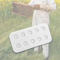thumbnail image 1 of 4 Pcs Moules de Greffage de Cire Queen en Silicone, Moule Compact Réutilisable pour Cire d'Abeille, Outil de Fabrication de Cire d'Abeille, Moule pour Cellules d'Abeille, Équipement, 1 of 4