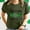 Army Green, variant on ZZwxWA St. Patrick's Day Shirts for Women Shamrock Heart Graphic Tees St Patty's T-Shirt Irish Tops