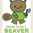 thumbnail image 3 of CafePress - Proud To Be A Beaver Ash Grey T Shirt - Men's Classic Graphic T-Shirt, 3 of 4