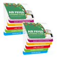 thumbnail image 1 of Oleegame 2PC Air Fryer Cookbook Cheat Sheet Air Fryer Cheat Sheet Magnets Cooking Booklet Cookbooks Air Fryer Accessories Oven Cooking Pot Temp Kitchen Conversion Green, 1 of 9