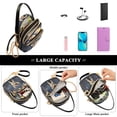 thumbnail image 5 of FORMRS Crossbody Bag for Women Quilted Travel Shoulder Cell Phone Purse with Chain Strap Handbag, Watercolor Astronaut, 5 of 7