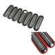 thumbnail image 4 of Kit de inserciones de malla para parrilla delantera, rejilla protectora con Clip de panal, con orificio para cerradura para Wrangler, 4 of 5