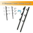 thumbnail image 5 of HECASA 3 Place Trimmer Rack Holder Carrier Mount On Open Landscape Trailer  Pickup w/ Lock Pair Weed Eater Racks Weeder Rack, 5 of 15