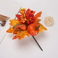 thumbnail image 1 of Hojas de arce artificiales de plástico, con de calabaza, manualidades, decoración de Halloween, de Acción de Gracias, c Soledad Hojas de arce, 1 of 7