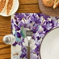 thumbnail image 4 of Smile Purple Lavender Leaves Home Sweet Home Spring Placemats for Summer 12x18 Inch Set of 4, 4 of 8