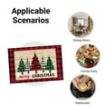 thumbnail image 4 of Jbralid Christmas Tree Plaid Design Placemat Set of 8 for Home Kitchen Table Decor 12x18 inch, 4 of 4