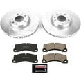 thumbnail image 3 of PowerStop Front Z23 Evolution Sport Carbon-Fiber Ceramic Brake Pad and Drilled & Slotted Rotor Kit Fits: PORSCHE VOLKSWAGEN Select Models K6042, 3 of 10