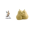 thumbnail image 1 of Figuras de payasos,Estatua de payaso,escultura,adorno de mesa,Colección de estatuillas de payasos adorables,sujetalibros decorativos,Sujetalibros decorativos para oficina y hogar,libros pesados, 1 of 8