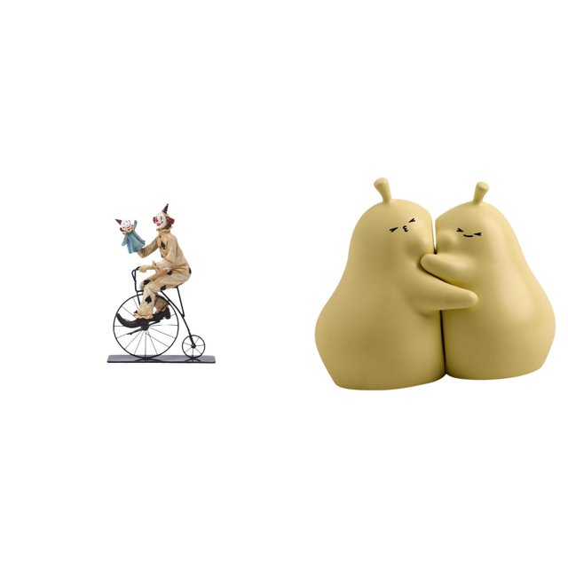 Figuras de payasos,Estatua de payaso,escultura,adorno de mesa,Colección de estatuillas de payasos adorables,sujetalibros decorativos,Sujetalibros decorativos para oficina y hogar,libros pesados