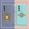 thumbnail image 4 of Funda para Redmi K60E K50 K40S K40 K30 K20 10C 9 8A 8 10 Pro 4G 5G Funda de silicona líquida Simple emblema de la Federación Rusa, 4 of 5
