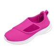 thumbnail image 2 of AUDeals Diabetic Shoes for Men and Women, Extra Wide Slip On Sneakers with Adjustable Closure for Swollen Feet (Hot Pink, 9.5), 2 of 7