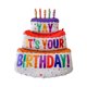 thumbnail image 1 of DQrwqpou Velas Colores Pastel Cumpleaños 3 Capas Globo Osito (Pastel Color), 1 of 9