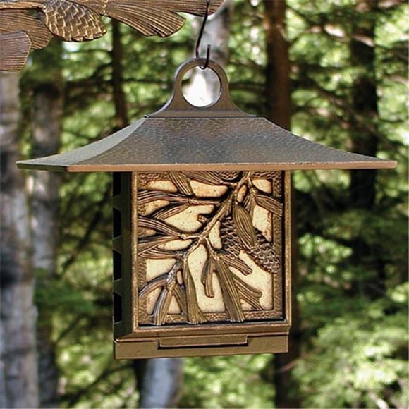 Whitehall Products 01369 Mangeoire à Suif en Forme de Pomme de Pin - Bronze Français