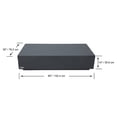 thumbnail image 3 of Envelor Elementi Colorado Patio Coffee Table Indoor Outdoor Furniture, Black, 180.4 lb, 3 of 6