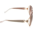 thumbnail image 3 of Jessica Simpson Women's J5686 Oversized UVA and UVB Protective Square Fashion Sunglasses, 56mm, 3 of 6