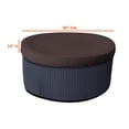 thumbnail image 3 of COVERS&ALL Round Hot Tub/Spa Cover 18 Oz Waterproof - 100% Weather Resistant Outdoor Round Spa Cover with Elastic for Snug Fit (90"(Dia) x 14"(H), Coffee), 3 of 6