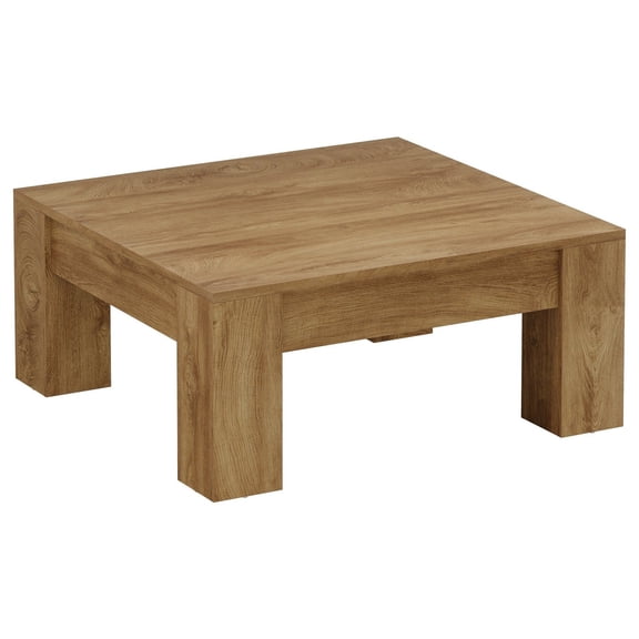 Tribesigns 39" Square Coffee Table, Farmhouse Wood Coffee Table