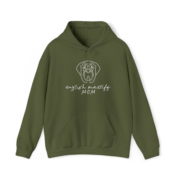 English Mastiff Dog Mom Hoodie, Gifts, Hooded Sweatshirt