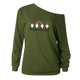 thumbnail image 2 of Hombro Túnica Mujer Manga Navidad Top Blusa, 2 of 3