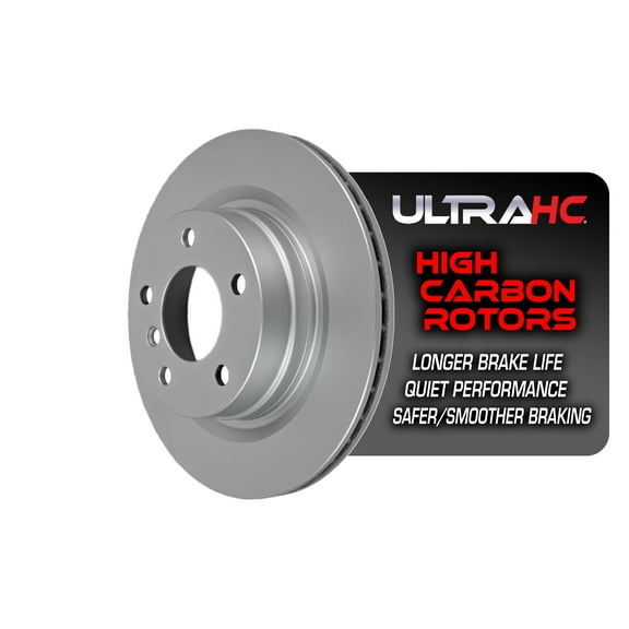 UltraHC Coated High Carbon Brake Rotor, Rear UR003020, BMW 325i 2006 Fits select: 2007-2011 BMW 328
