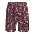 thumbnail image 6 of Kdxio Daisies Flowers Pattern Mens Casual Shorts - Drawstring Summer Beach Sports Shorts for Men, 6 of 9