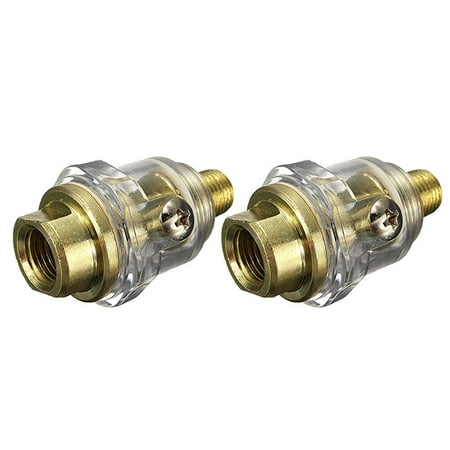 

1/4 Inch Mini Oiler 2pcs 1/4 Inch Mini In-Line Oiler Lubricator for Air Compressor Pipe Tool