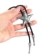 thumbnail image 4 of Corbata de bolo occidental con cuentas turquesas y estrella, cordón trenzado de cuero sintético. Plata antigua, 4 of 6