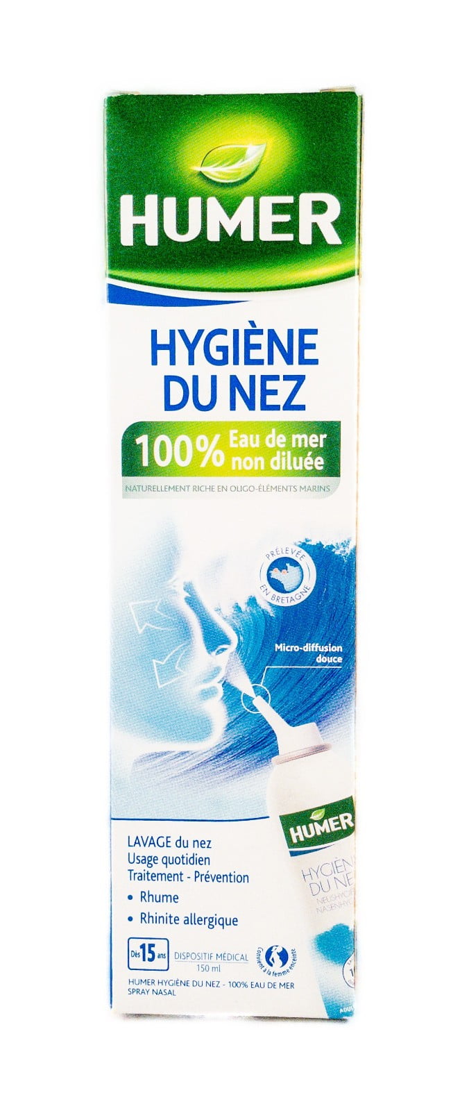 Humer Décongestionnant Rhume Spray Nasal 10 ml Humer